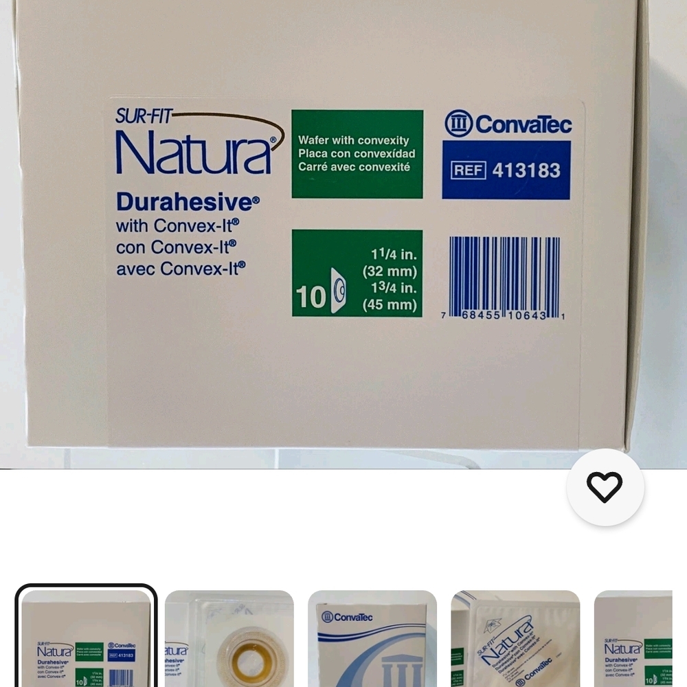 ConvaTec SUR-FIT Natura Durahesive Wafer